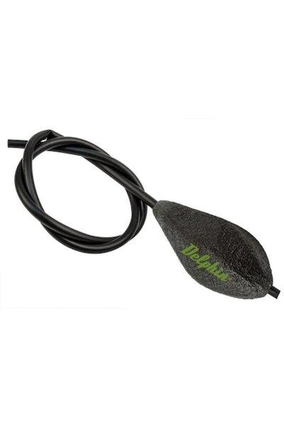 DELPHİN Tear-shaped lead with tube and sleeve for fishing
