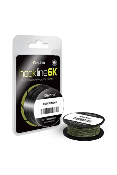 DELPHİN Fir împletit Hookline 6K, verde, 20m, 25 lbs, 0.12-0.50mm, pentru mon...