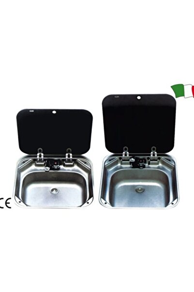 GFN Chiuvetă încorporată din oțel inoxidabil cu scurgere și dop, două modele