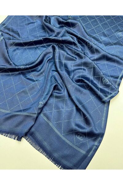 Shiva Scarfs Simli Kaşmir İpek Şal Desen 4 Mevim Silk Scarfs Shawl Hijab