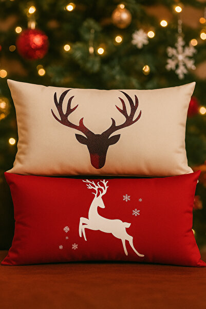 Waldern Χριστουγεννιάτικο Διακοσμητικό Μαξιλάρι 45x45cm Διακοσμητικό Χριστουγεννιάτικο Στολίδι 1 Τεμάχιο Μίγμα