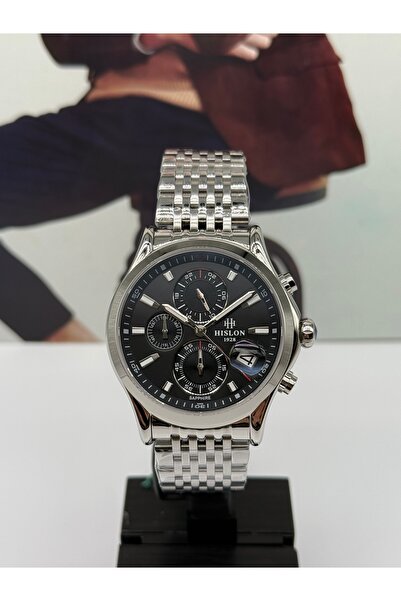 Hislon Silver Men's Watch 5 Atm Waterproof Sapphire Crystal3 Years Warranty