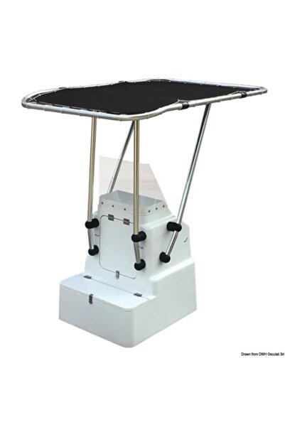 OSCULATI T-top profesional rezistent, aluminiu, diametru țeavă 44 mm