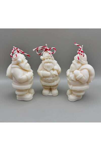 Handmade Decorative Christmas scented soy wax candle - Santa Claus