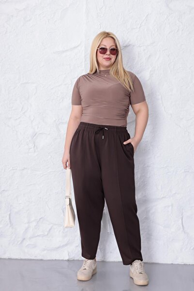 Siyezen Plus Size Modal Fabric Sweatpants with Pockets