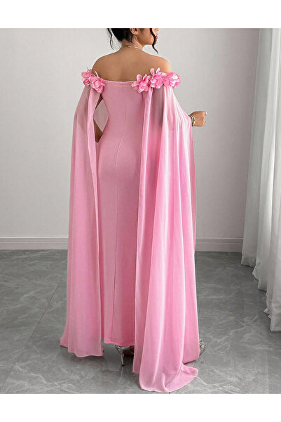 Sheya Rochie maxi Shein Curve+, roz