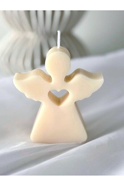 Handmade Decorative Christmas scented soy wax candle - Big Heart Angel