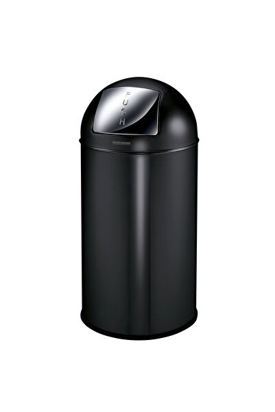 FACKELMANN Trash can, BERLIN, 40L, stainless steel folding lid, for commercial spaces