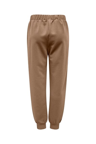 ONLY Onlalina Life Cuff Pant Cc Swt Women's Beige Sweatpants - 15326744