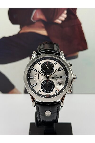 Hislon Silver Men's Classic Wristwatch 5 Atm Waterproof Sapphire Crystal 3 Years Warranty