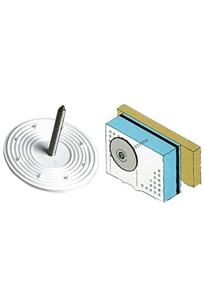 TNG Outdoor Șaibe zimțate din plastic, diametru 50 mm, 40 bucăți (blister) - pentru fixarea panourilor acustice