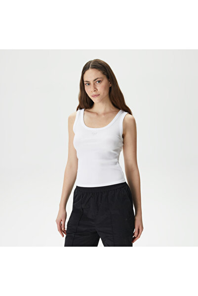Guess Beyaz Kadın Bisiklet Yaka Slim Fit Büstiyer W3YP68KA0H1-G011