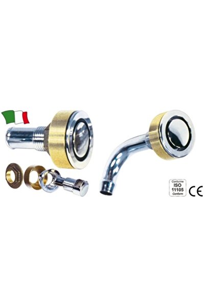 GFN Ventilator rezervor, alamă cromată cu plasă ignifugă, diametru furtun 20 ...