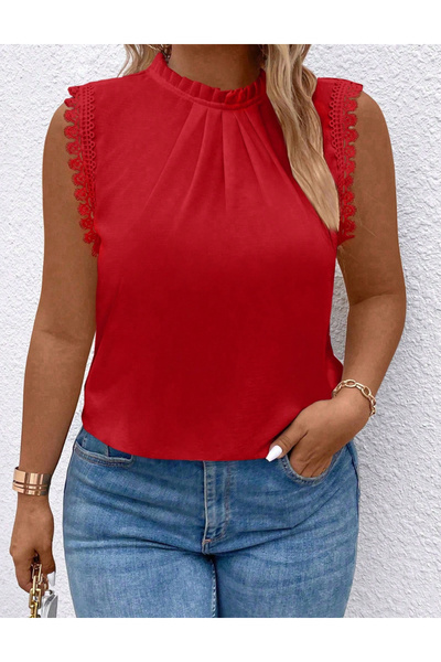 Sheya Shein Curve+ tank top, red