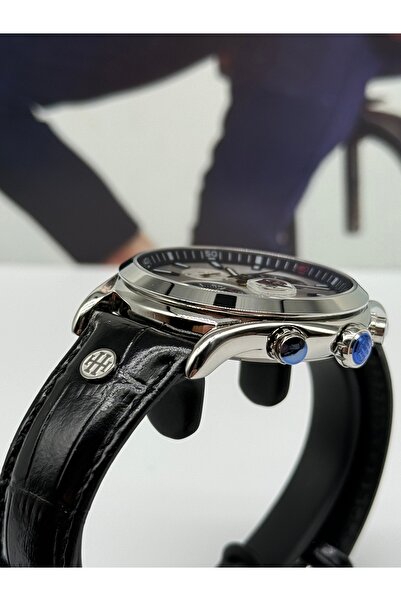 Hislon Silver Men's Classic Wristwatch 5 Atm Waterproof Sapphire Crystal 3 Years Warranty