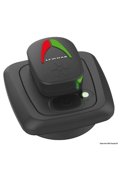 OSCULATI Joystick Lwemar Blue Generation, Model 02.045.03, cu un singur propulsor, control al propulsoarelor