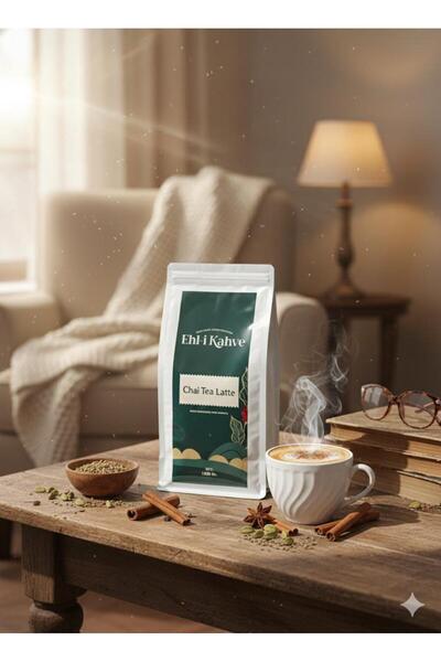 Ehl-i Kahve CHAİ TEA LATTE (SİYAH ÇAY, TARÇIN, ZENCEFİL, KARABİBER, KAKULE, KARANFİL) 1000gr.