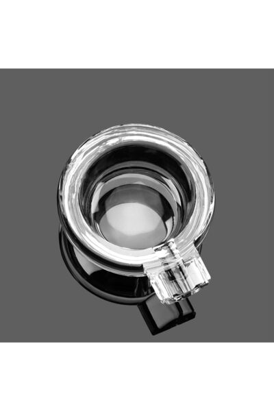 The Bros Cigar Ashtray Glass Circular Large Mouth - Transparent