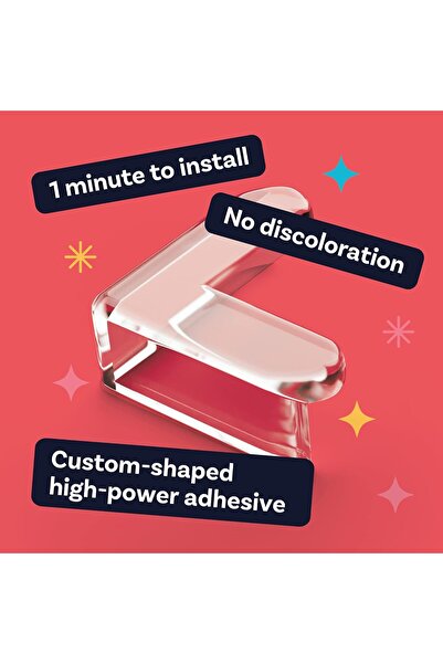 CalMyotis Corner Protector Guards - Furniture Edge Safety Bumpers - Clear & Transparent (12 Pack)