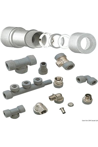 OSCULATI 15 mm Plastic Spare Washer (Hydrofix sanitary connections)