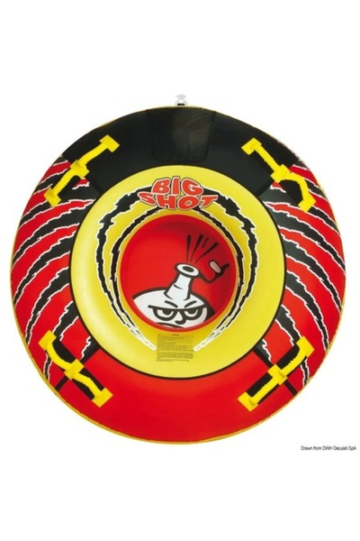 TNG Outdoor Airhead Big Shot Inflatable Tube - Maxi Donut for 4 People