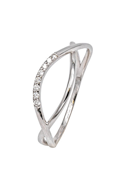 Gold Inel Aur de 14K cu Diamante