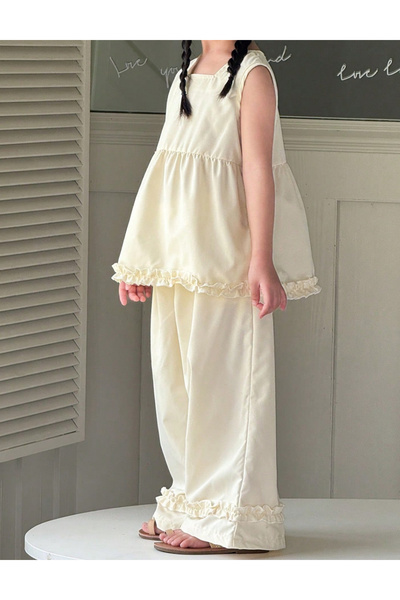 Sheya Shein set, cream