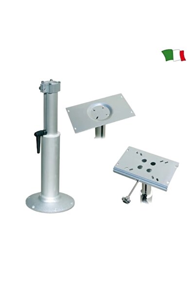 GFN Picior telescopic de scaun din aluminiu, 220 mm, cu reglare a înălțimii și rotației