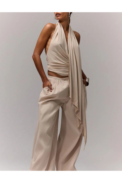 Sheya Top Shein MUSERA, bej