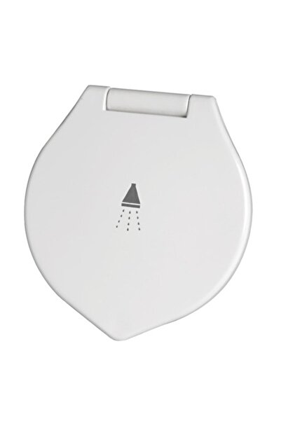 OSCULATI Unitate de duș elegantă, finisaj alb, furtun PVC de 4 m, montare pla...