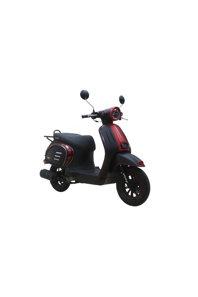 Arora Super 50cc Scooter Motosiklet Siyah Kırmızı
