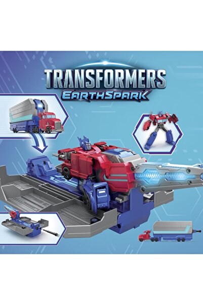 Cici Oyuncak Optimus Prime Battle Trailer Playset Transformers Dönüşebilen Robot Araba Işıklı Sesli