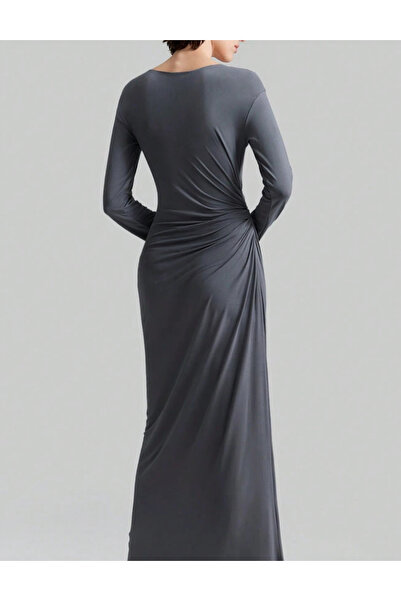 Sheya Shein maxi dress, gray