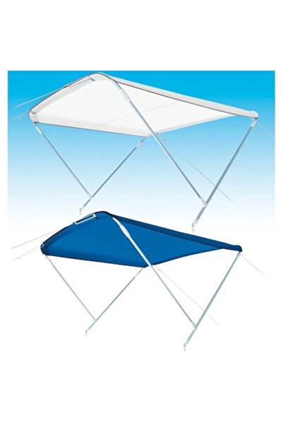 GFN Umbrelă Riccione 130-200cm, 127061, Alb, 150x180x110 cm