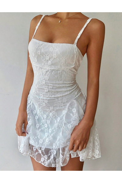 Sheya Rochie mini Shein, albă