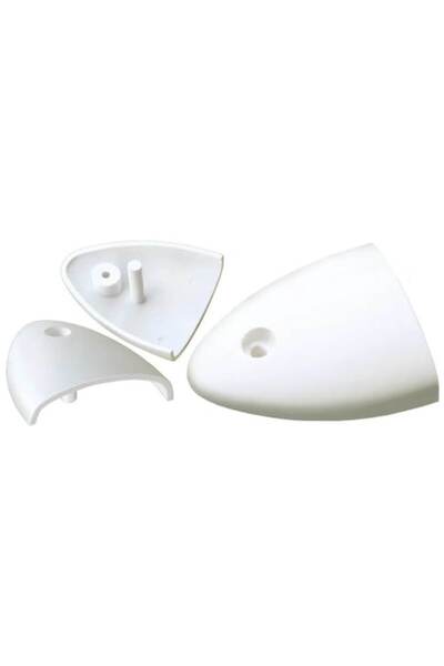 GFN White Plastic Ventilation Flap, 49x57x12 mm