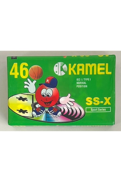 Kamel SS-X 46 Boş Kaset (Jelatininde Sıfır Orijinal Dönem Baskı Kaset)