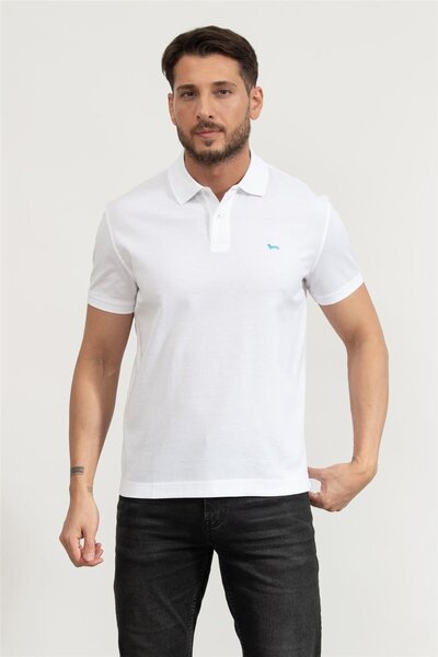 Harmont & Blaine Harmont Blaine Erkek Polo Yaka T-Shirt Beyaz