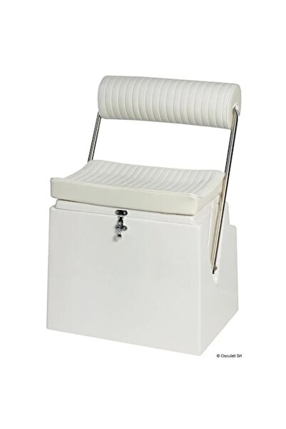 OSCULATI Scaun Jolly Nautical cu 4 scaune cu spătar rabatabil, 90 cm, fibră d...