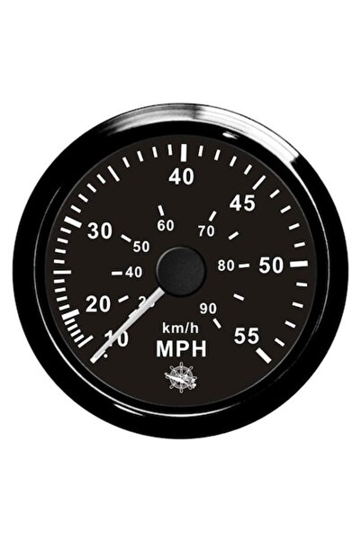 OSCULATI Vitezometru Pitot 0-55 mph (negru/negru) -