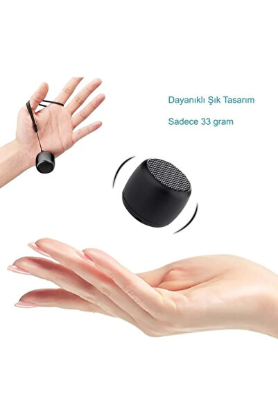 Renvox Mini Bluetooth Ses Bombası Hoparlör - Mini Boy Yüksek Ses Wireless Spe...