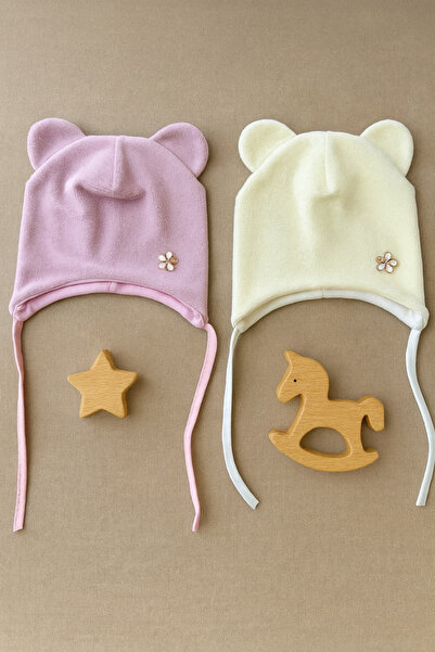 greenmoss Outer Part: Cotton Inner Part: 100% Cotton 2-Piece Baby Beanie