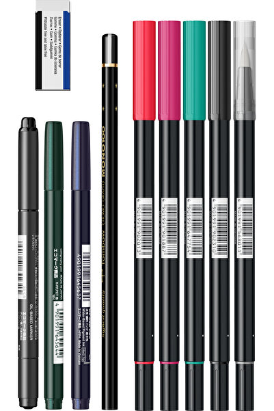 Tombow Advanced Set creativ 10 piese pentru acuarela, caligrafie si grafica