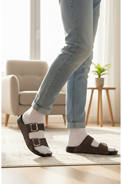 Esem Anatomical Sole Four Seasons Double Buckle Men's Slippers.