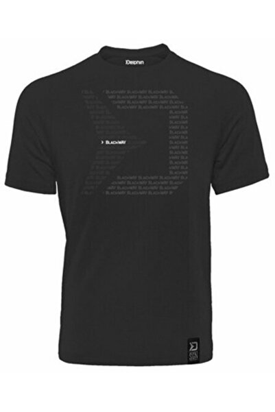 DELPHİN - Men's T-shirt BlackWAY