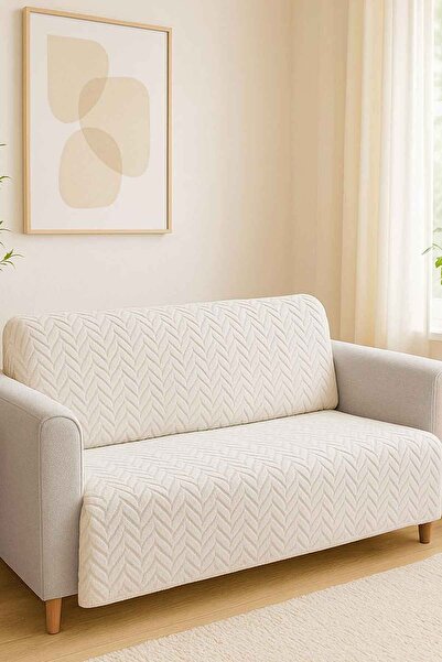 Decomia Home Terry Embossed Soft Furry Sofa Cover Multi-Purpose Sofa Wrap with Non-Slip Sponge (165X205 cm)