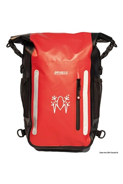 TNG Outdoor Waterproof compact backpack Amphibious Cofs Atom II, Red