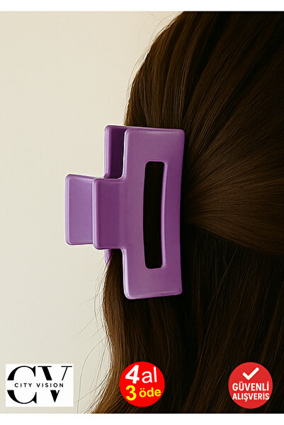 cityvision Purple Color Television Model Clothespin Hair Clip 11 cm - Stylish...