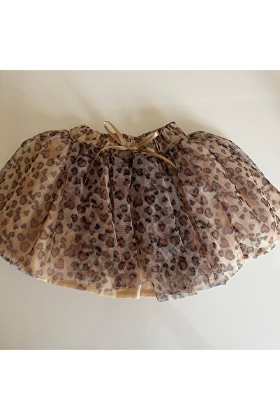 Miss Olix Leopar tütü kız bebek etek