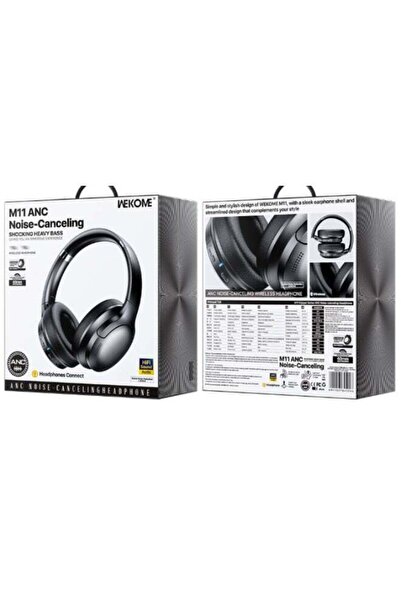 wekome M11 ANC Wireless On-Ear Noise Cancelling Headphones with Up to 8 Hours...